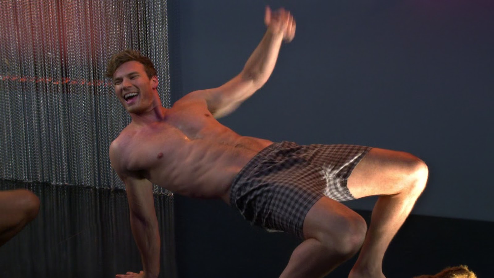 Derek Theler, Jean-Luc Bilodeau and Tahj Mowry shirtless in Baby Daddy 4-01...