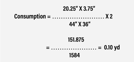 Sleeve Shirt Consumption Formula