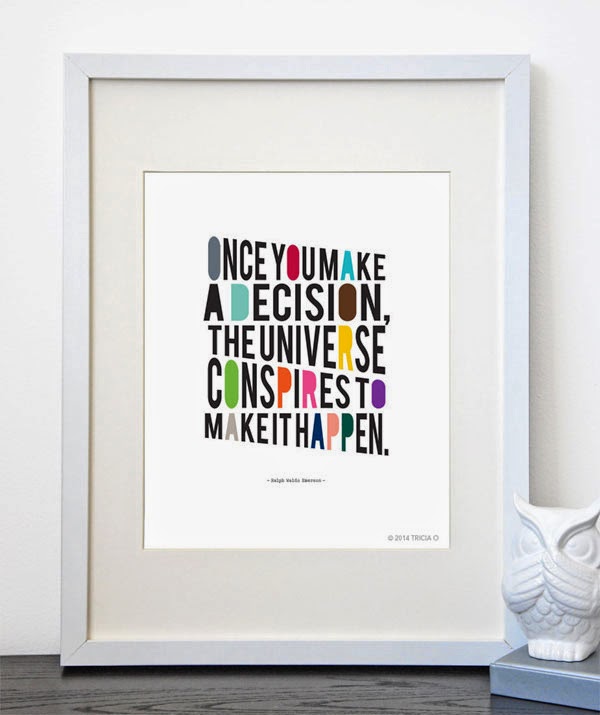 typography posters and prints