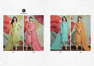 Kalarang Floral Beauty Jam Cotton Salwar Kameez Collection 