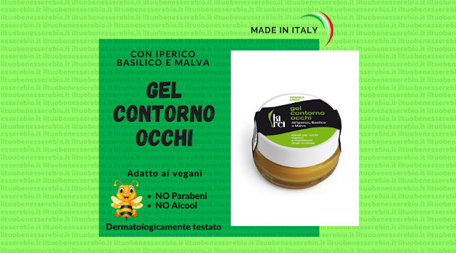 Kirei - Gel contorno occhi con Malva, Iperico e Basilico