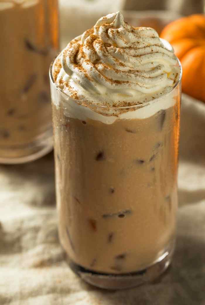 Iced Pumpkin Spice Latte Recipe Everything Pretty