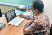 Asisten II Setda Aceh Ikuti Acara Teken Kontrak Tender Kementerian PUPR Secara Virtual