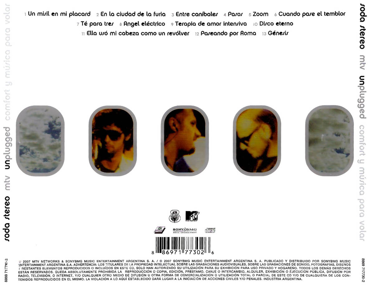 Serpiente diferencia Rechazado Soda y Cerati de Colección: Soda Stereo - Mtv Unplugged Comfort y Musica  Para Volar (2007) (DVD FULL)