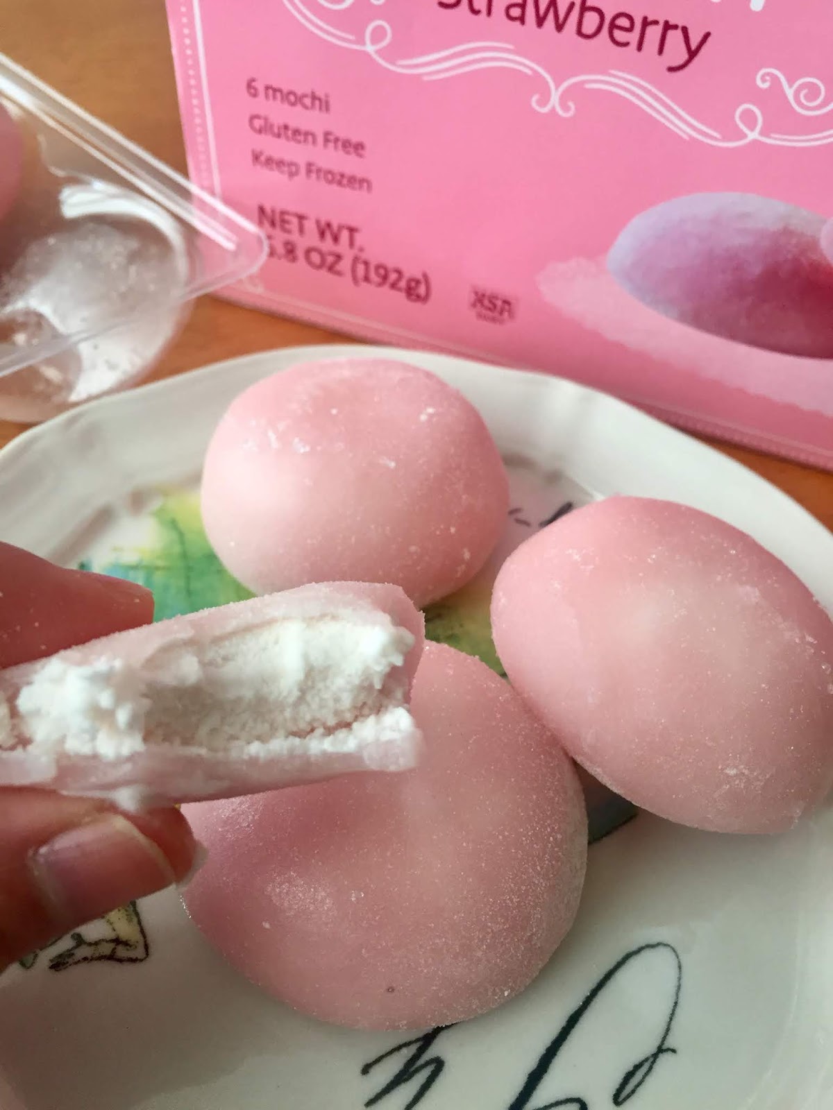 Trader Joe's Strawberry Mochi Ice Cream