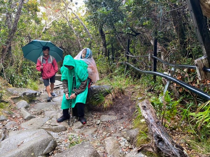 Inspiring! Ibu bawa anak berusia 3 tahun berjaya tawan Gunung Kinabalu 