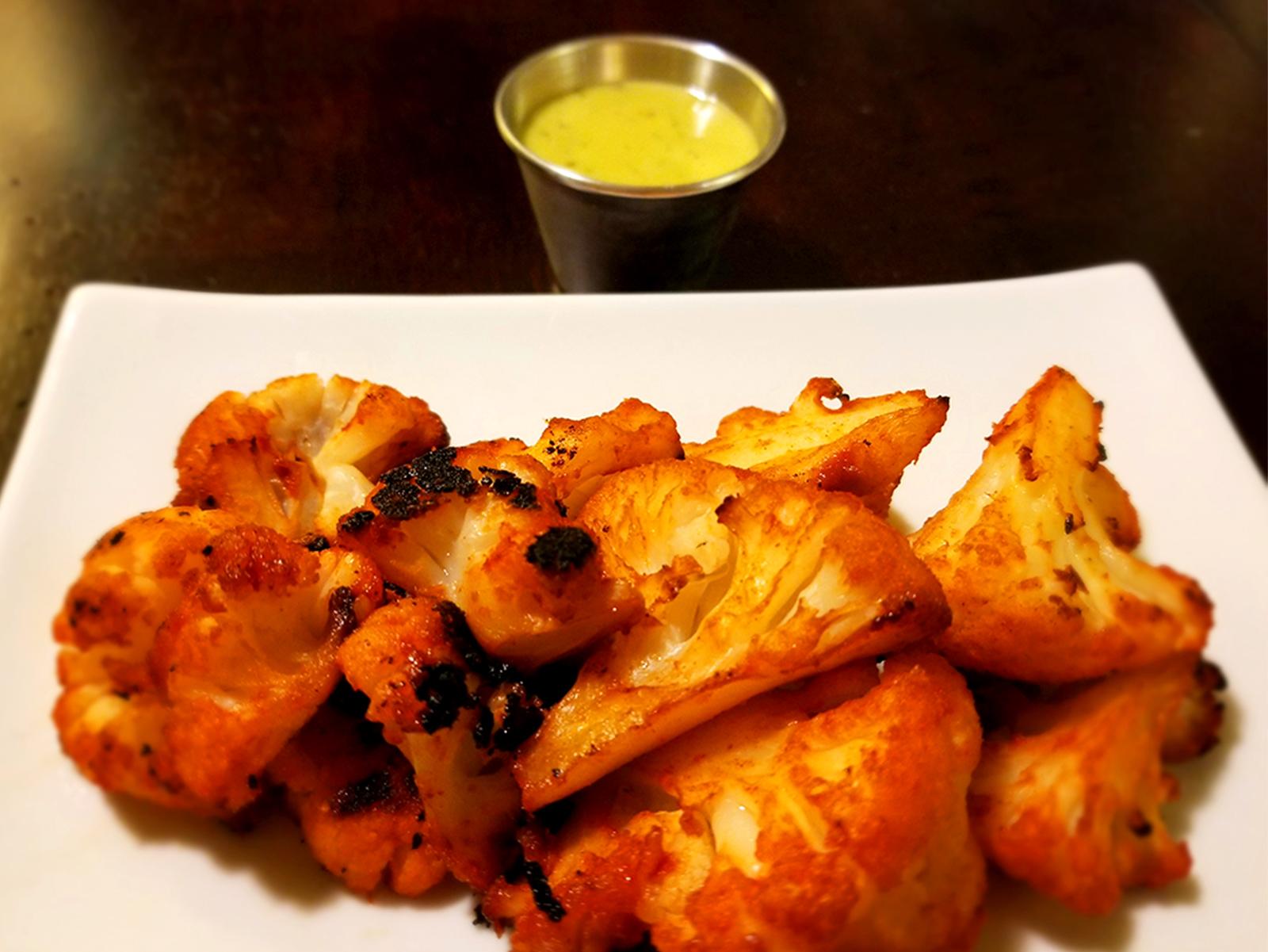 Korean roasted cauliflower