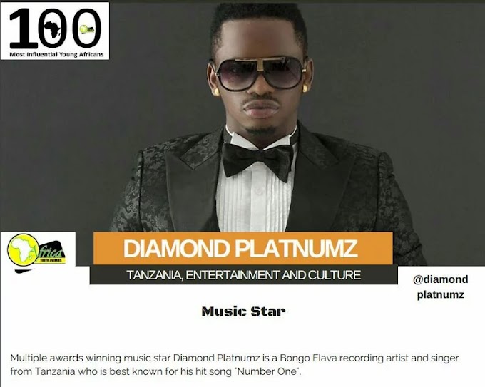 Diamond Platnumz Atajwa Mtanzania Pekee Kwenye List ya 100 Most Influential Young Africans