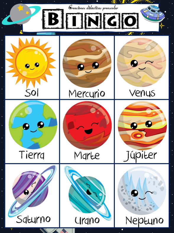 Recursos educativos sobre el sistema solar para niños