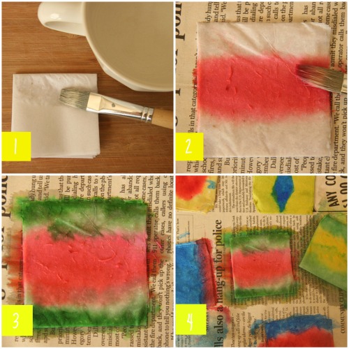 Day 14 Dying Paper with Pajama Mama HomeSpunThreads