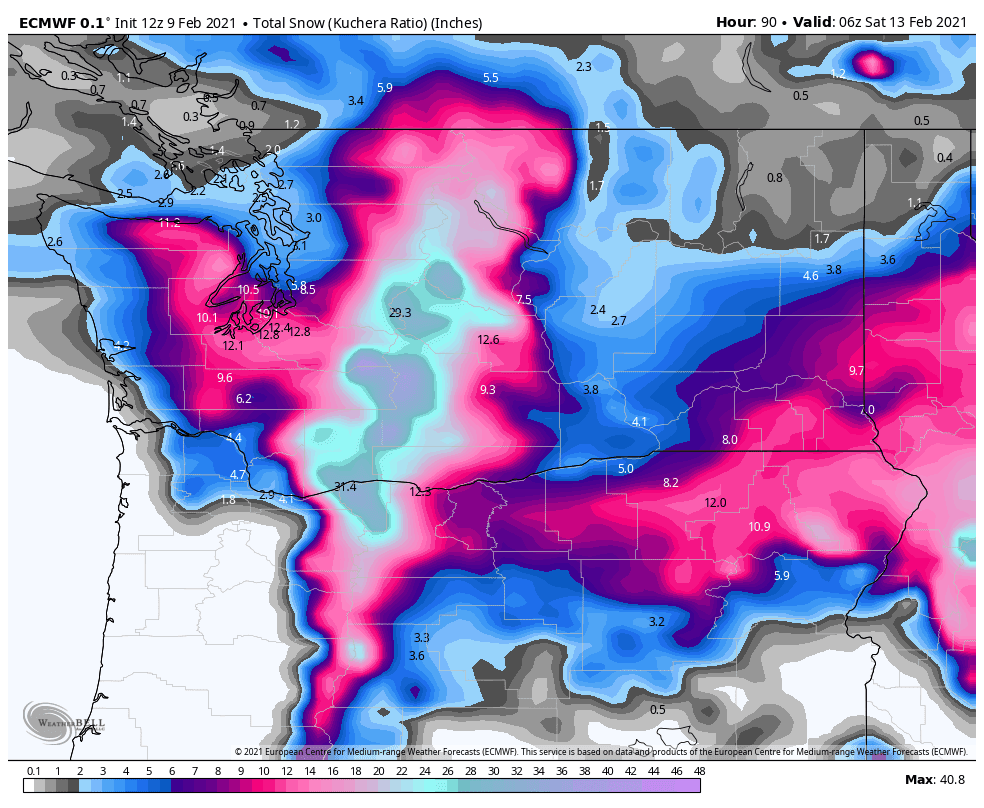 Cliff Mass Weather Blog A Major Lowland Snowstorm over Western