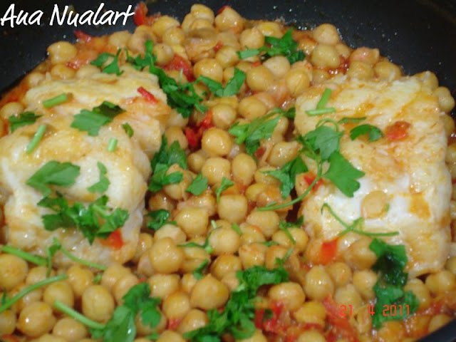  GARBANZOS CON BACALAO (OTRA RECETA) 