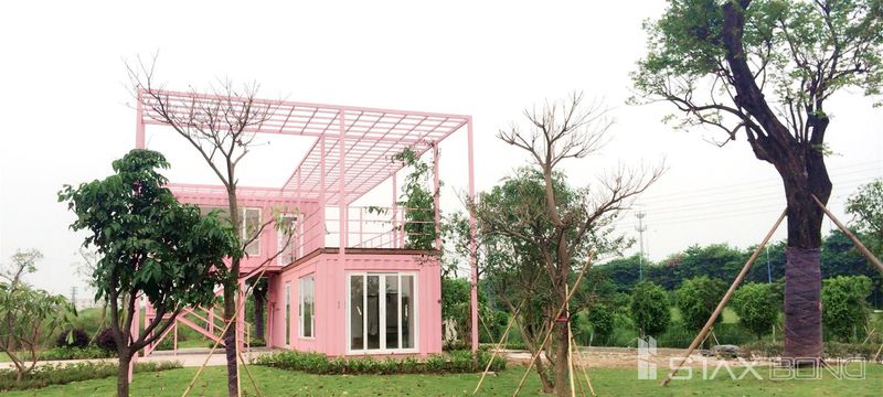 CASAS CONTENEDORES: La casa rosa