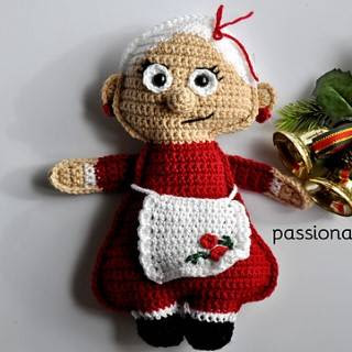 PATRON GRATIS MAMA NOEL AMIGURUMI 31615