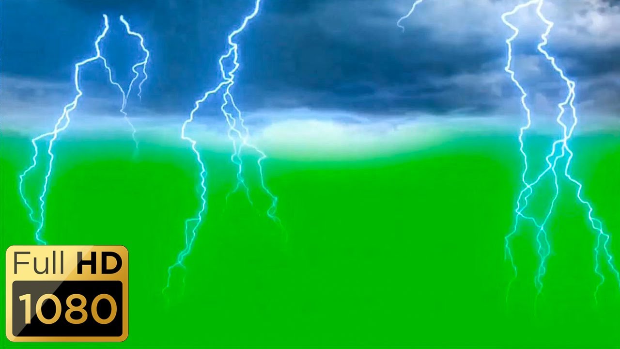Thunder & Electricity Green Screen effect