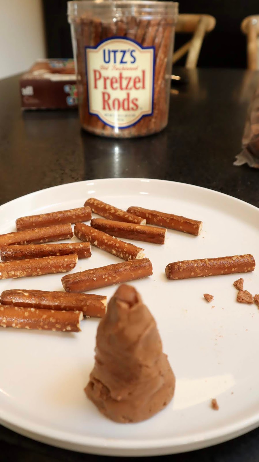 My Sweet Savannah no bake chocolate pinecones