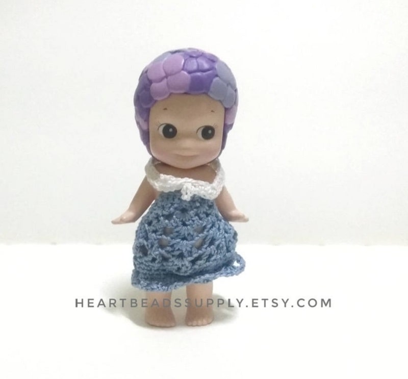 sonny angel with crocheted clothes