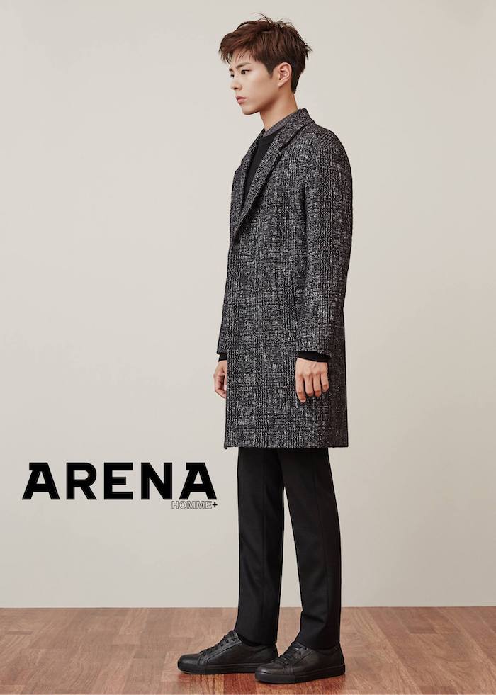 Park Bo Gum models the perfect boyfriend look for 'Arena