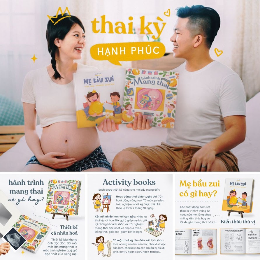 [A116] Sách hay cho Mẹ Bầu: Mẹ Bầu Zui và Hành Trình Mang Thai
