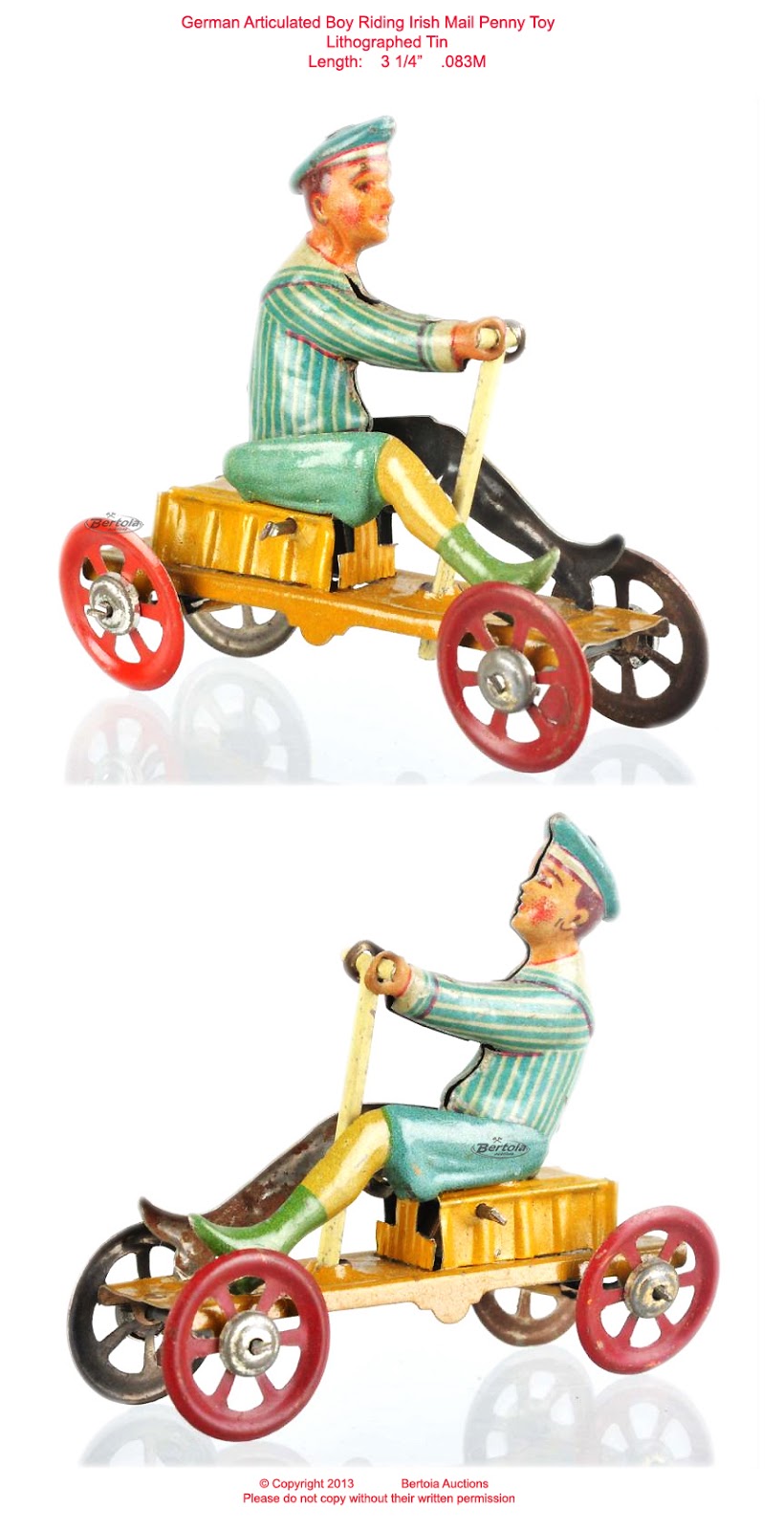 Old Antique Toys Irish Mail Toys