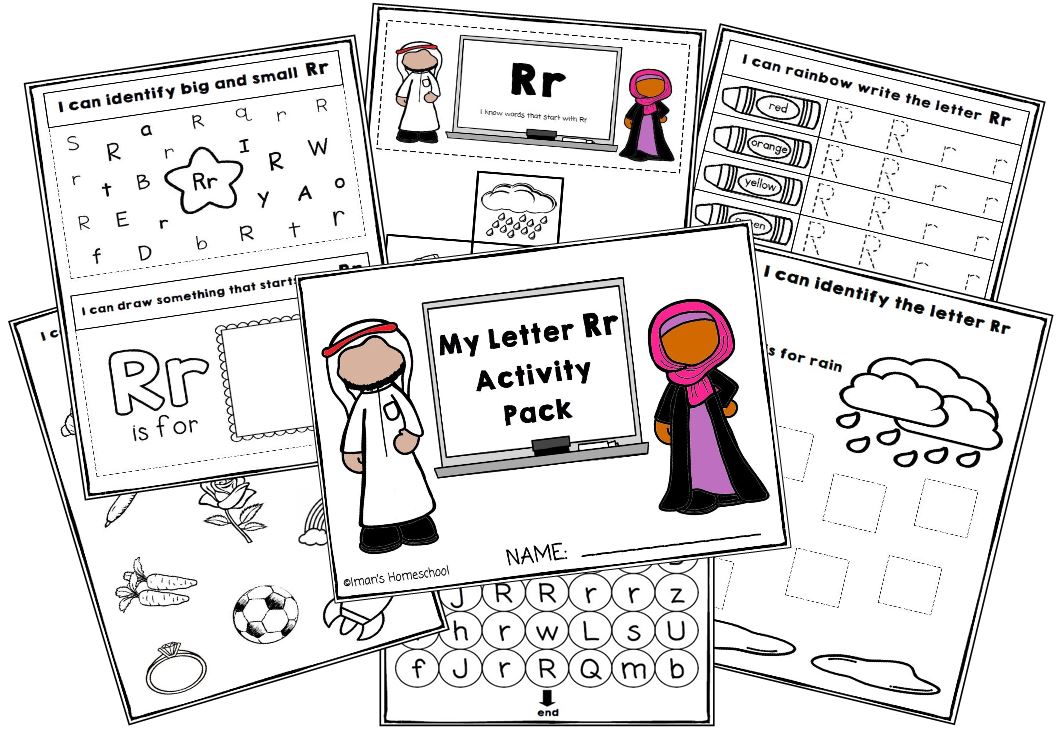 Iman's Homeschool ~ The Curriculum: Letter Rr Activity Pack