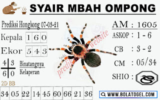 syair hk mbah ompong