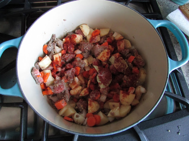 Stew Cooking on the stove