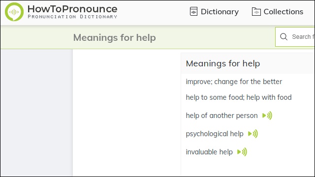 HowToPronounce - Meanings HowToPronounce - Meanings