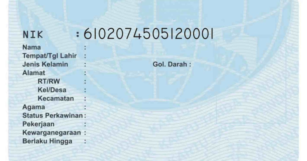 Dimana Letak nomor NIK KTP - Buwoh.com