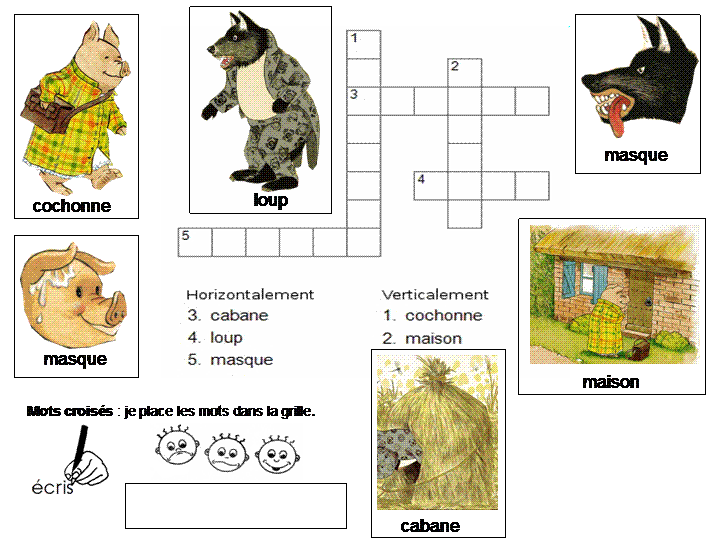 Auteur Des Trois Petit Cochons Mots Croisés