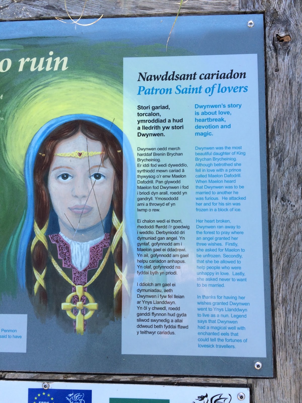 Broad Thoughts From A Home A DAY FOR LOVERS THE FEAST OF ST DWYNWEN