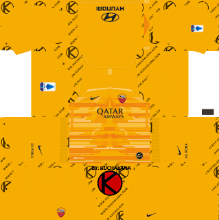 AS Roma 2019/2020 Kit - Dream League Soccer Kits