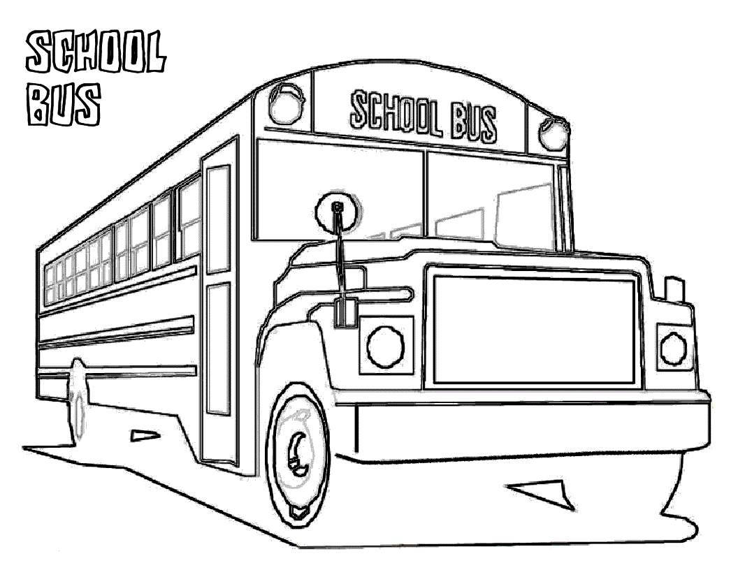 m school bus coloring pages - photo #10