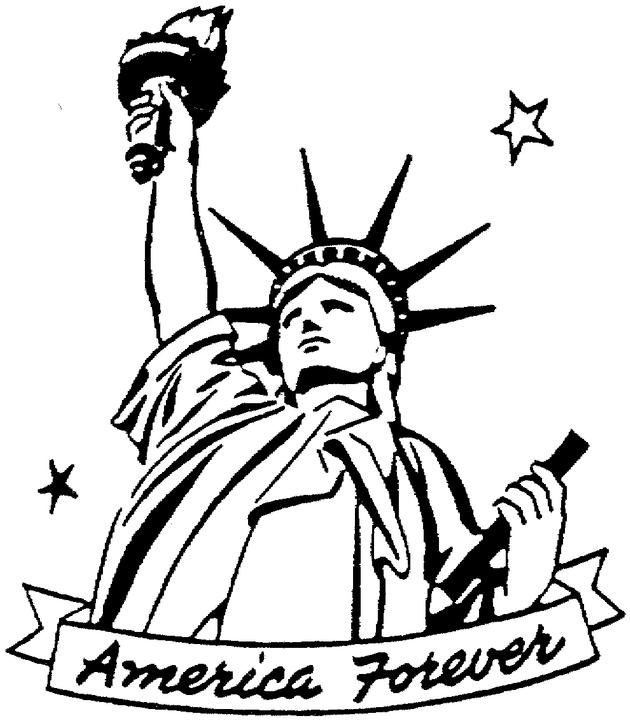 desenhos da estátua da liberdade para colorir imprimir