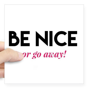 BE NICE (Shirts & Stickers)