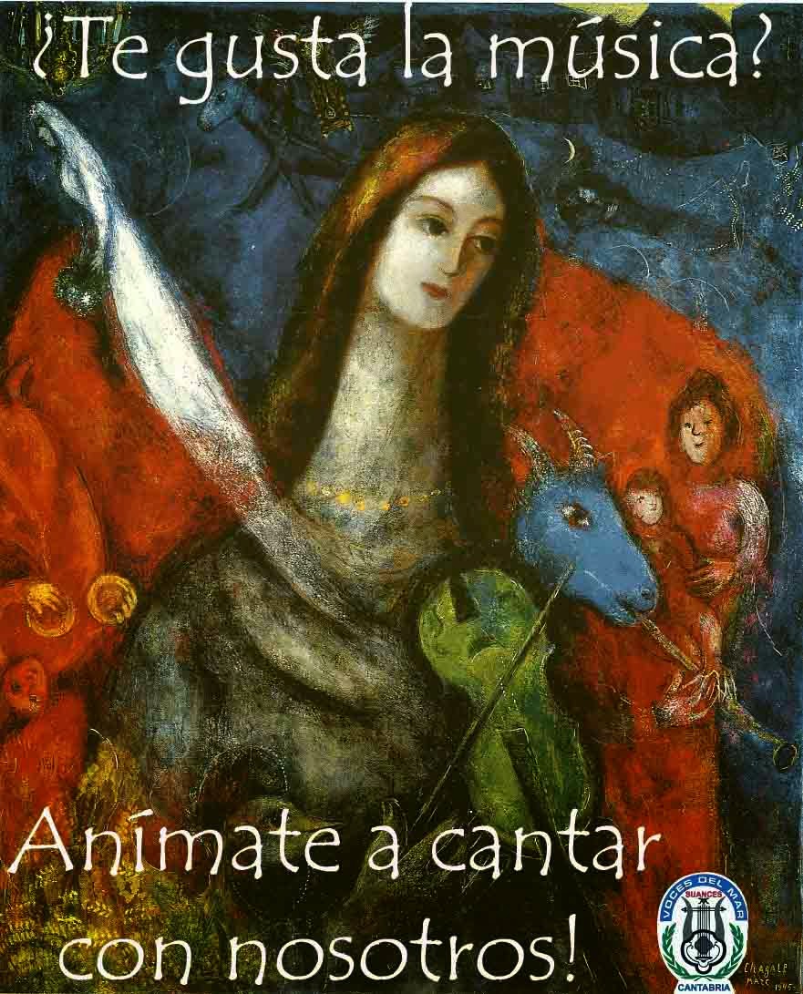 Concierto azul. Chagal