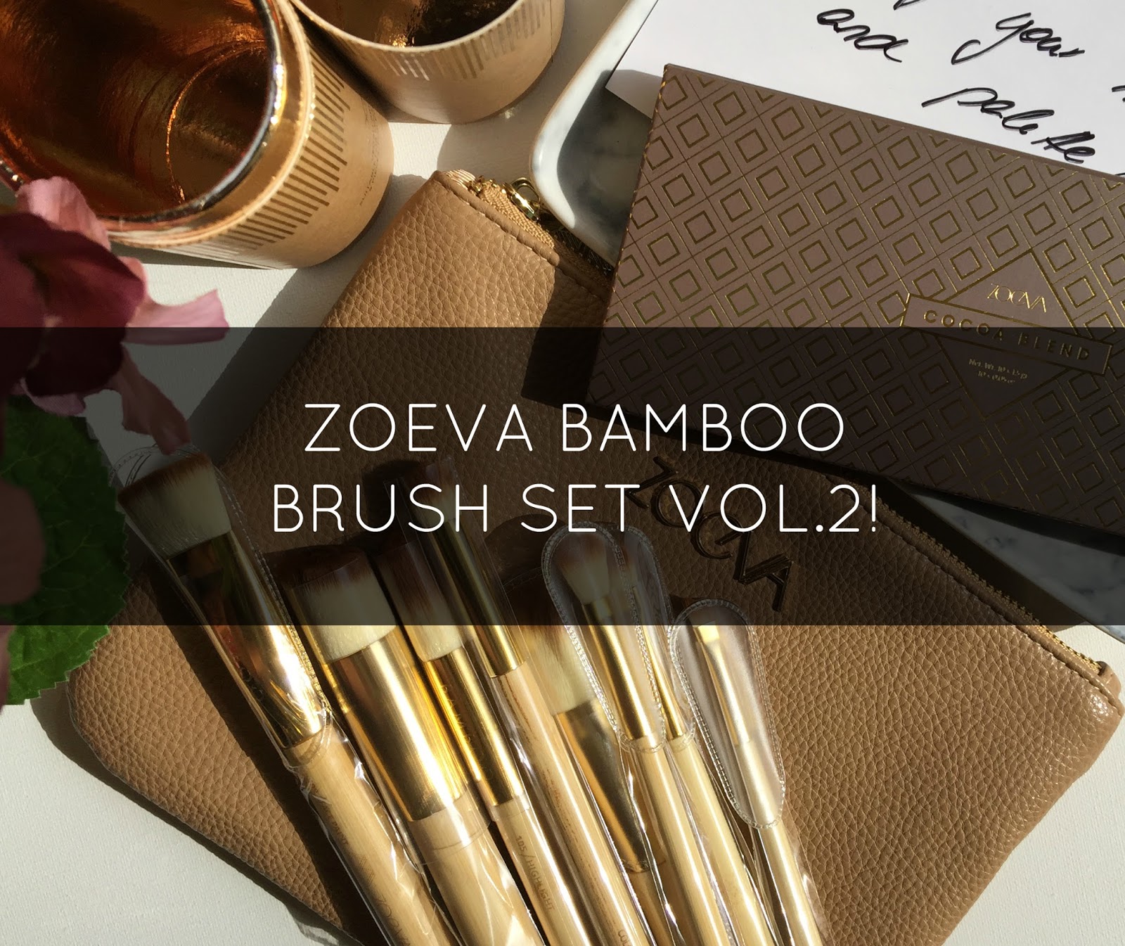 ZOEVA COSMETICS BAMBOO BRUSH SET VOL.2 REVIEW! * PART2 / Dairy of Pooja