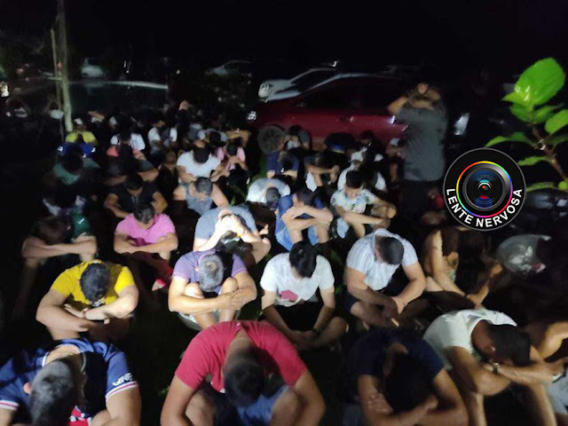 Batalhão de Choque acaba com Coronafest em chácara e DJ é preso suspeito de organizar o evento - VEJA FOTOS