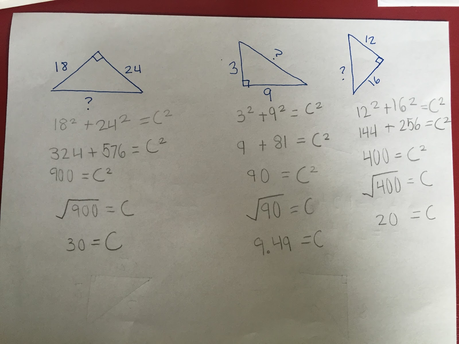 Pythagorean Theorem