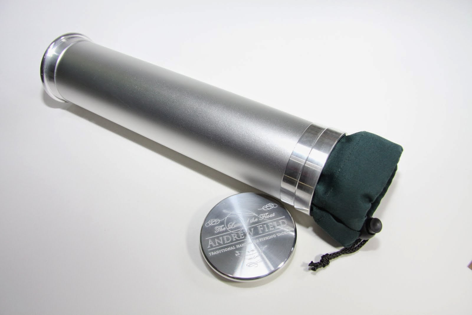 Silver Aluminium Tube and Drawstring pouch