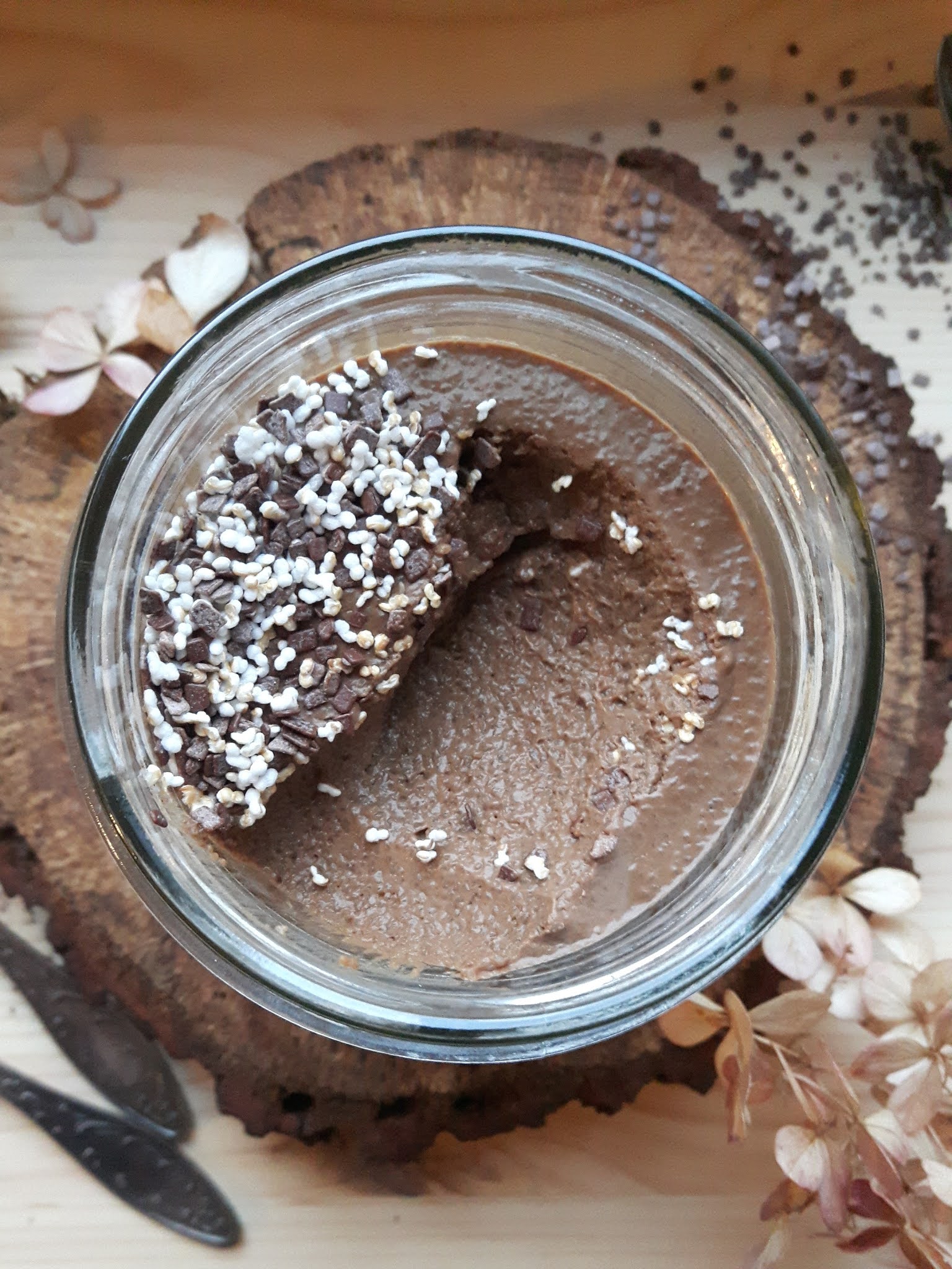 Czekoladowy pudding z kaszy manny (wegański)