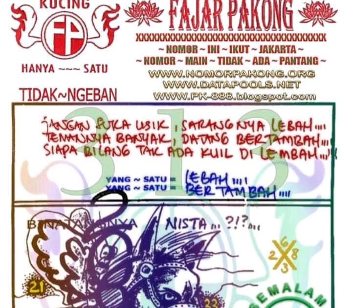 Angka Prediksi Fajar Pakong Pk888 2021