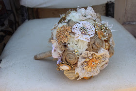 Vintage, Rustic Wedding Bouquet