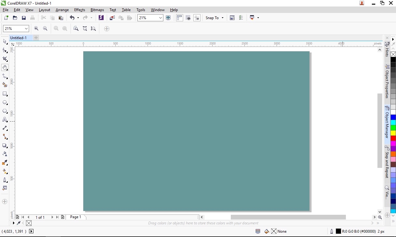 Cara Mengganti Warna Background Area Kerja Coreldraw X7 Kamargrafis