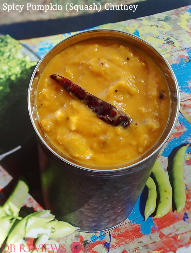 Recipe Spicy Pumpkin Chutney DB Reviews UK Lifestyle Blog