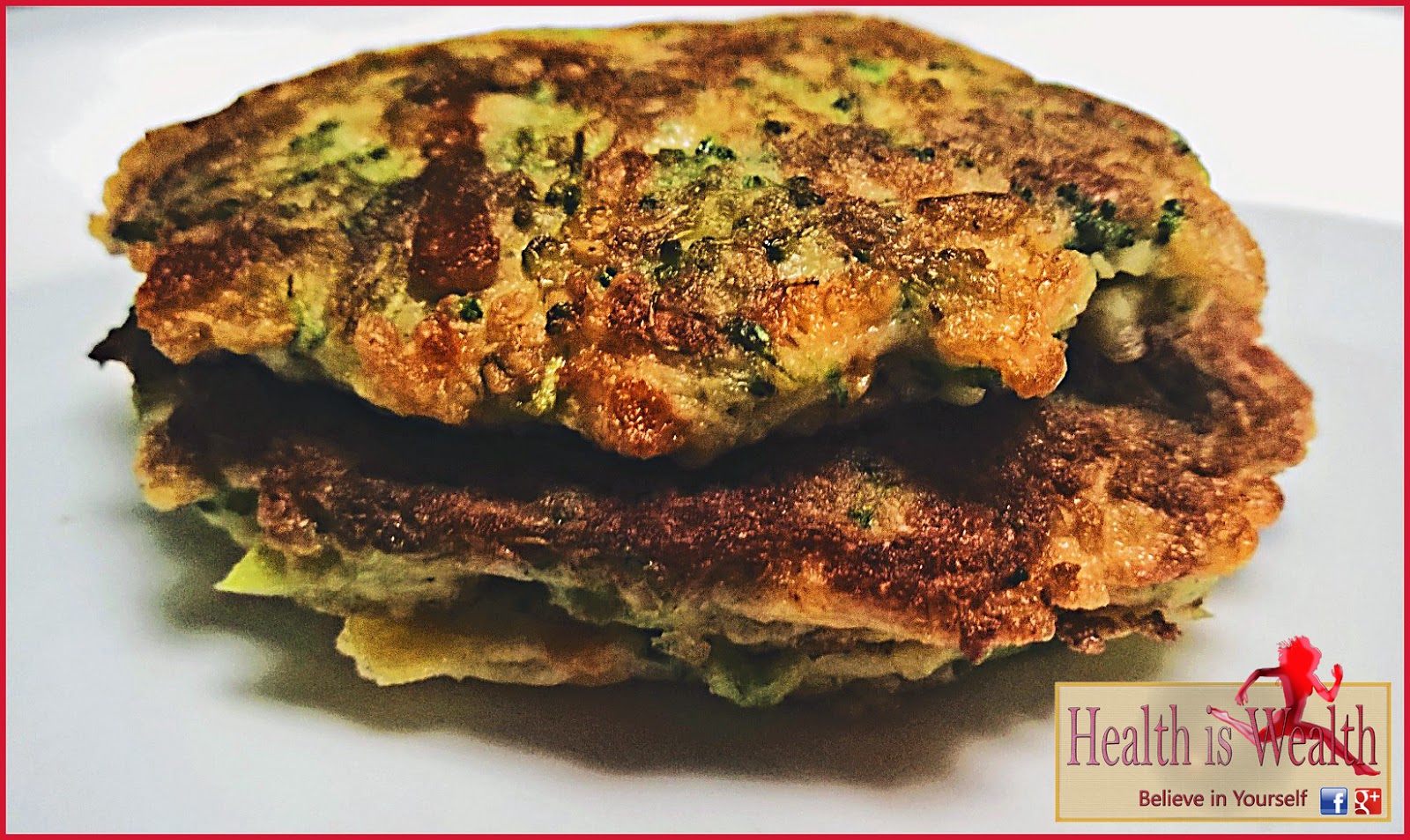 Strong and Beyond Healthy Garlic Broccoli Fritters