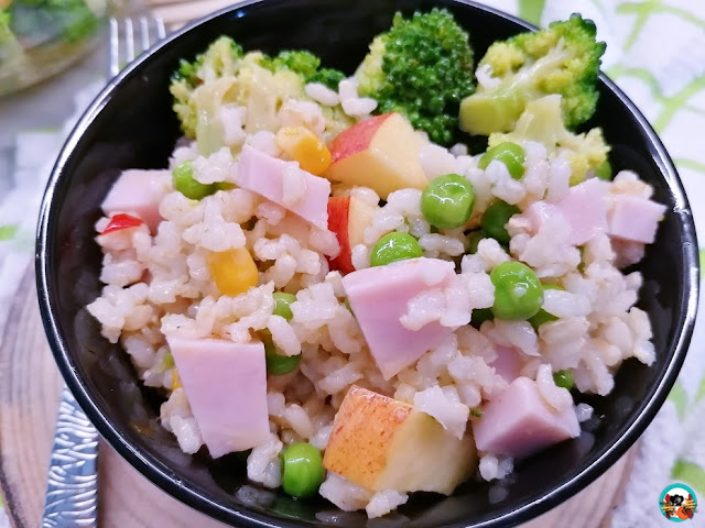 Ensalada de arroz con brócoli