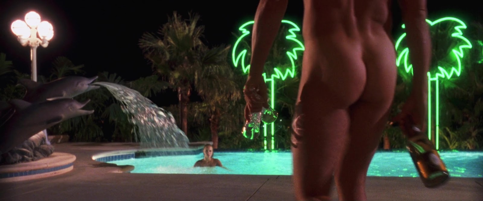 Kyle MacLachlan nude in Showgirls.
