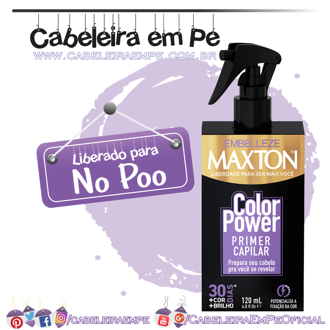 Primer Capilar Maxton Color Power - Embelleze (No Poo)