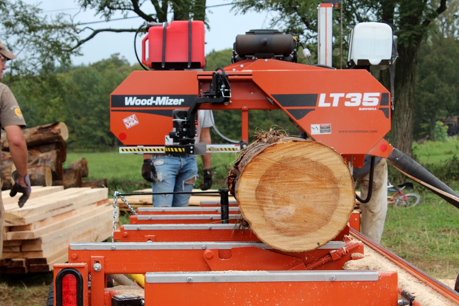 Зажимы для бревна на дисковую пилораму своими руками